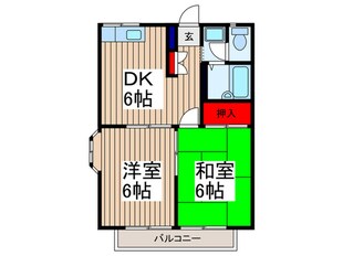 リメイズむさしのの物件間取画像